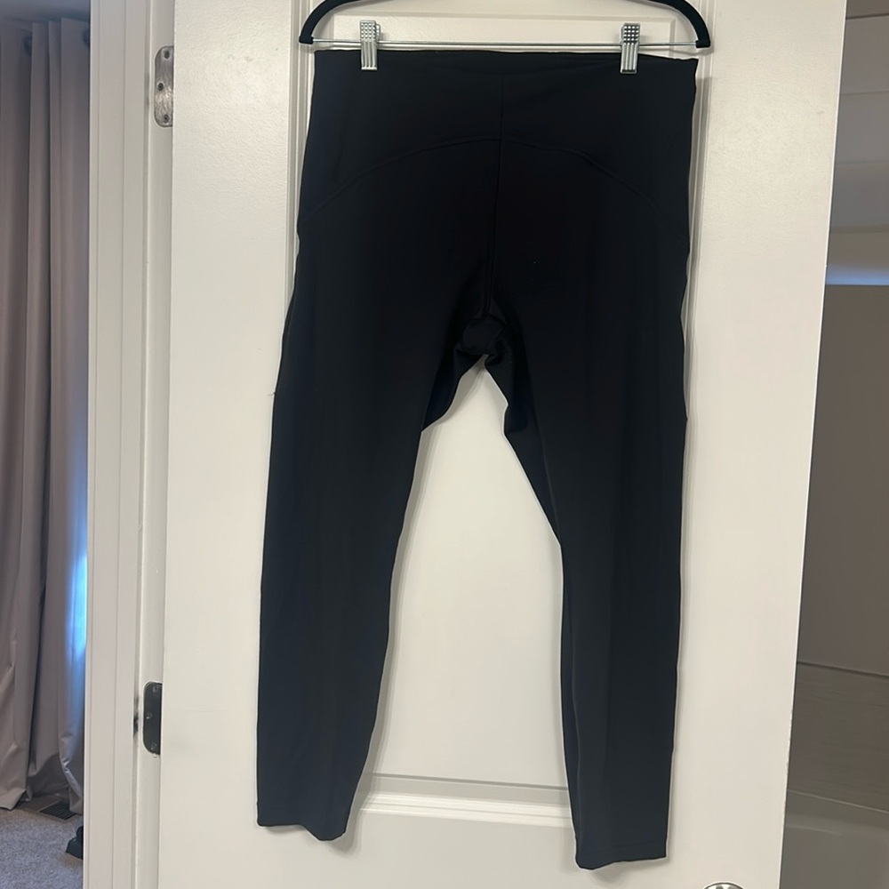 Black Lululemon leggings, size 14